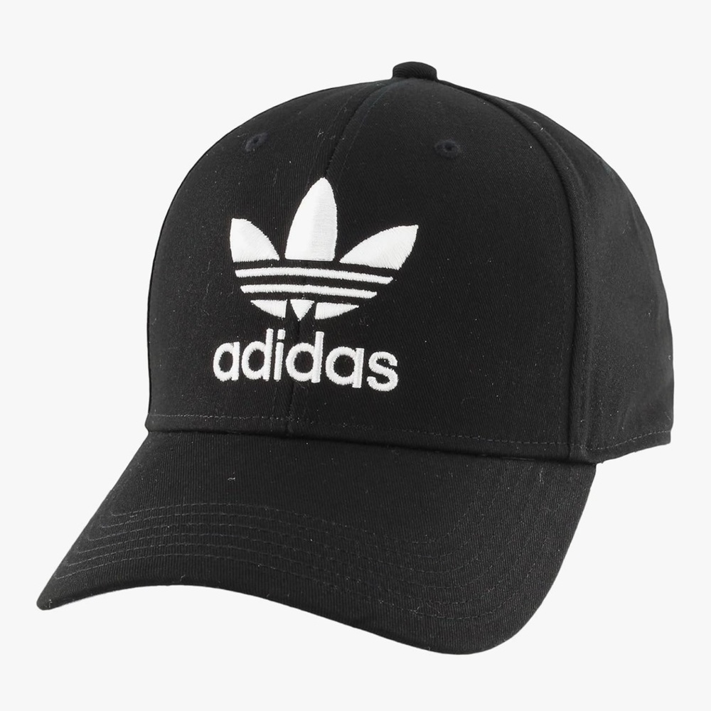 Adidas Black and White Trefoil Cap